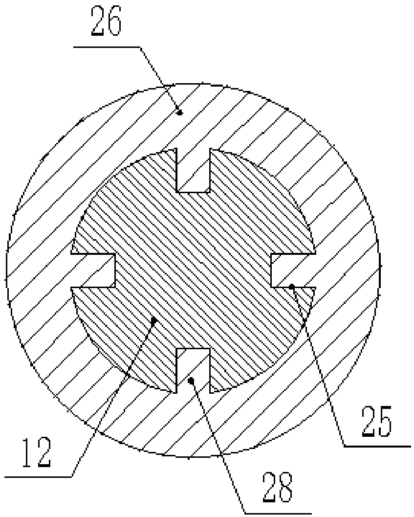 Novel motor convenient to disassemble and maintain