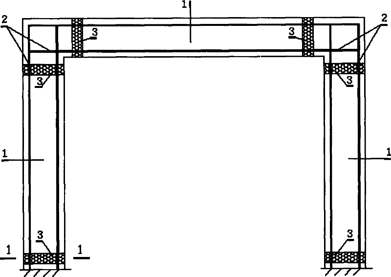 Method for improving FRP tendon concrete structure ductility