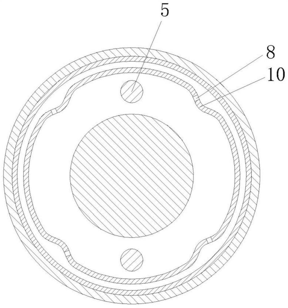 Telescopic rotary hydraulic cylinder