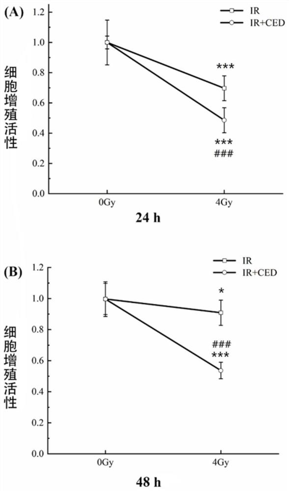 Application of cediranib in preparation of radiotherapy sensitizing drug