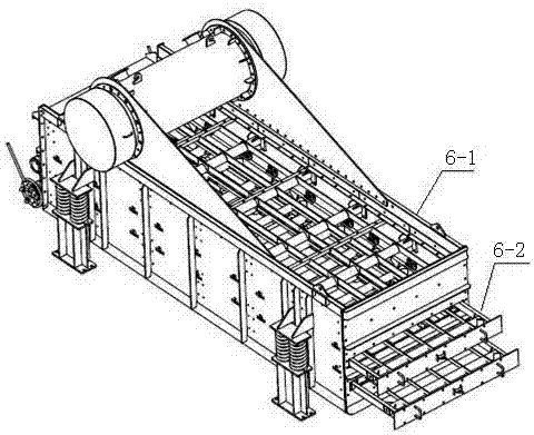 Modularized drawer-type multilayer vibrating screen and manufacture method thereof