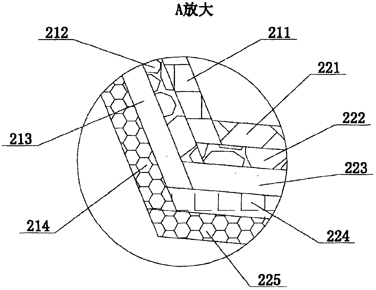 Insulation structure of fermentation tank for warm room biogas preparation