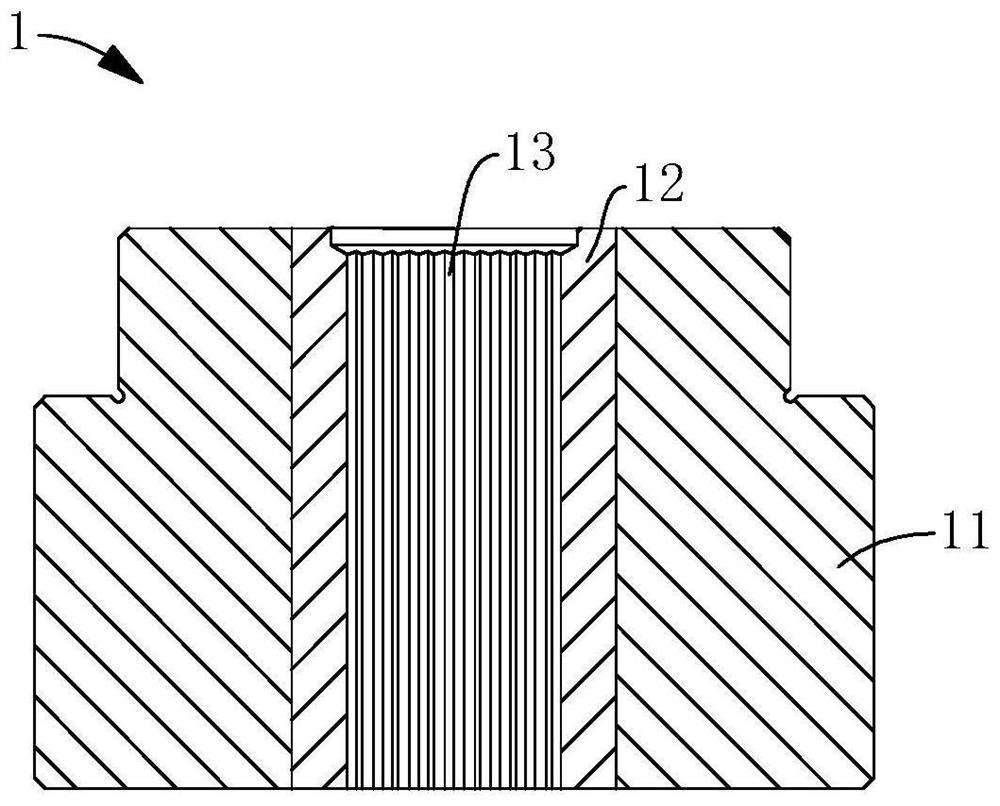 Self-locking nut machining method and self-locking nut