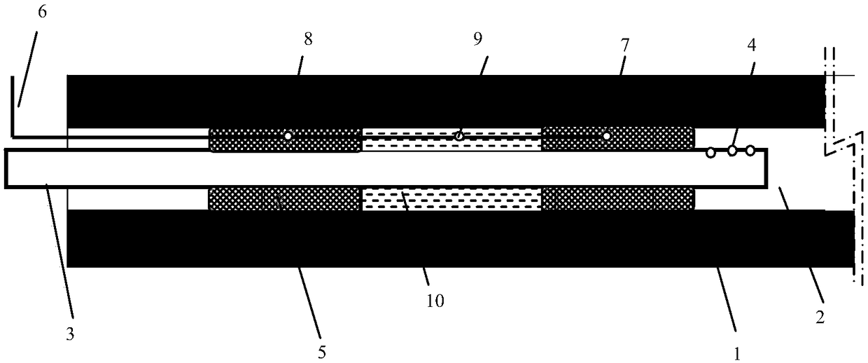 Gas extraction-water injection integrated under-pressure grouting hole sealing device and method