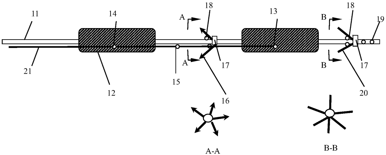 Gas extraction-water injection integrated under-pressure grouting hole sealing device and method