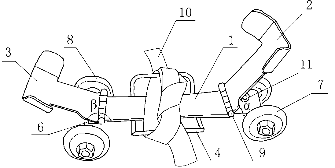 Wheel carrier for electric bicycle