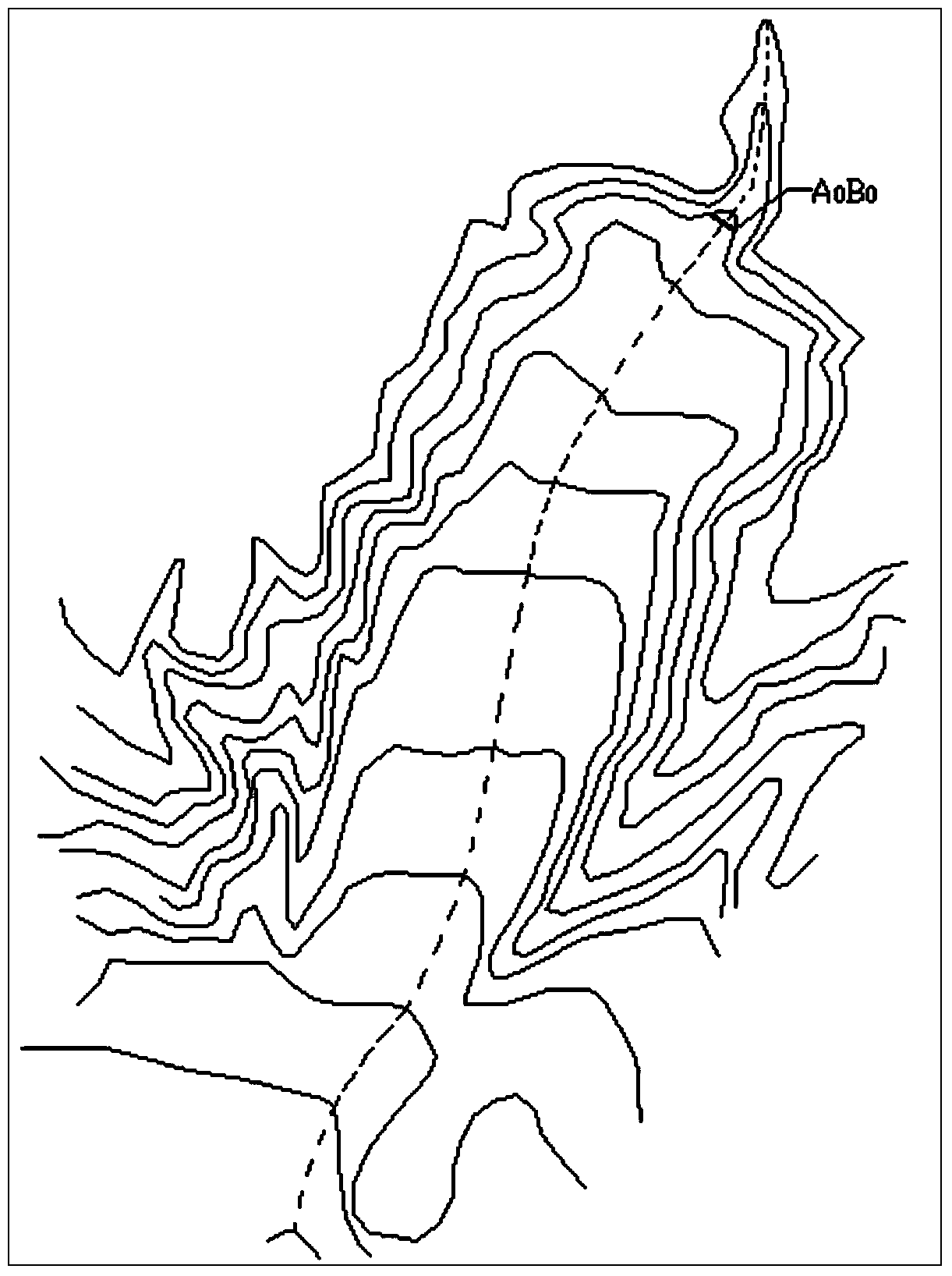 Debris flow siltation and overflow scope boundary defining method and danger zoning method