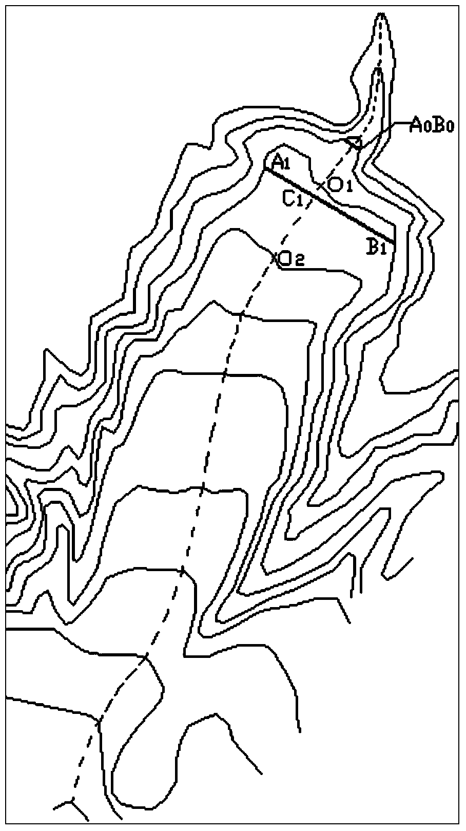 Debris flow siltation and overflow scope boundary defining method and danger zoning method