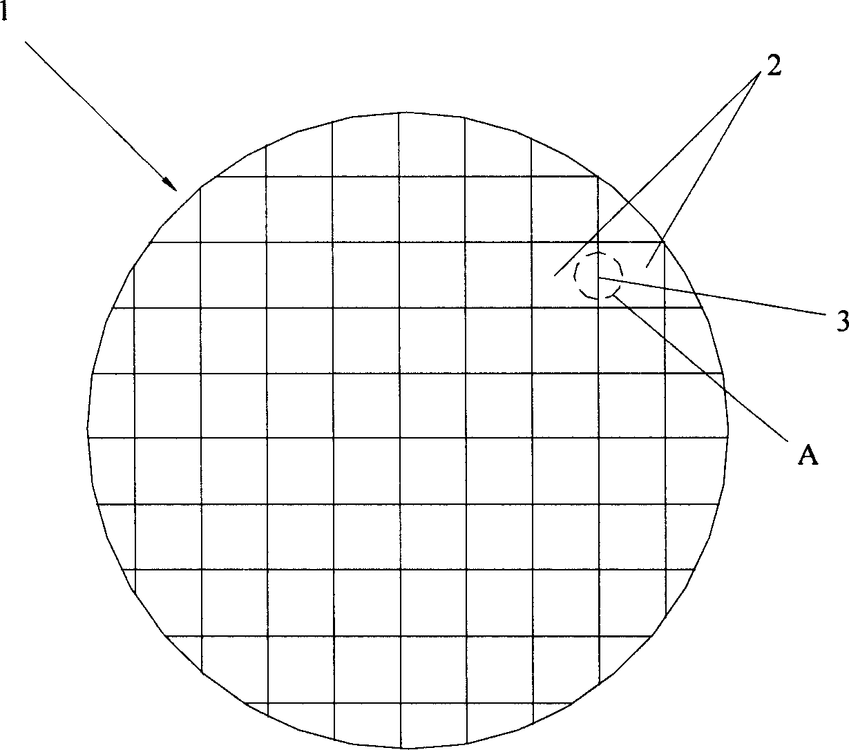 Method for online test of wafer metal interconnection line reliability