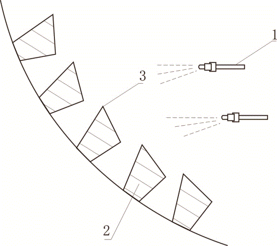 Dense medium coarse coal slime separation device and separation process