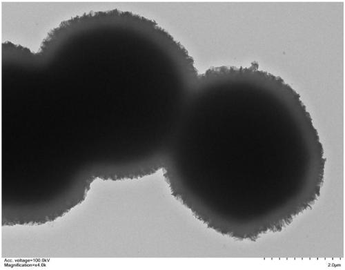 Superhydrophobic phase change energy storage material microcapsule and preparation method thereof