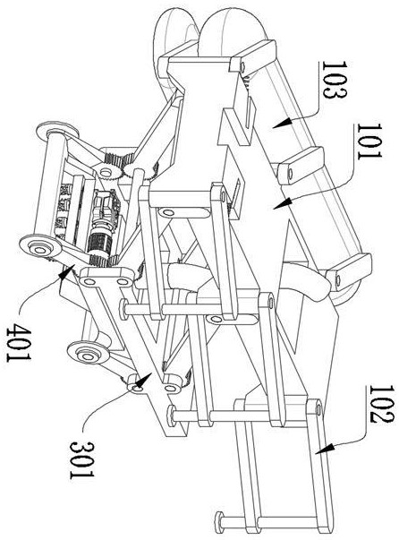 A rapid dredging device for water conservancy projects with stirring function