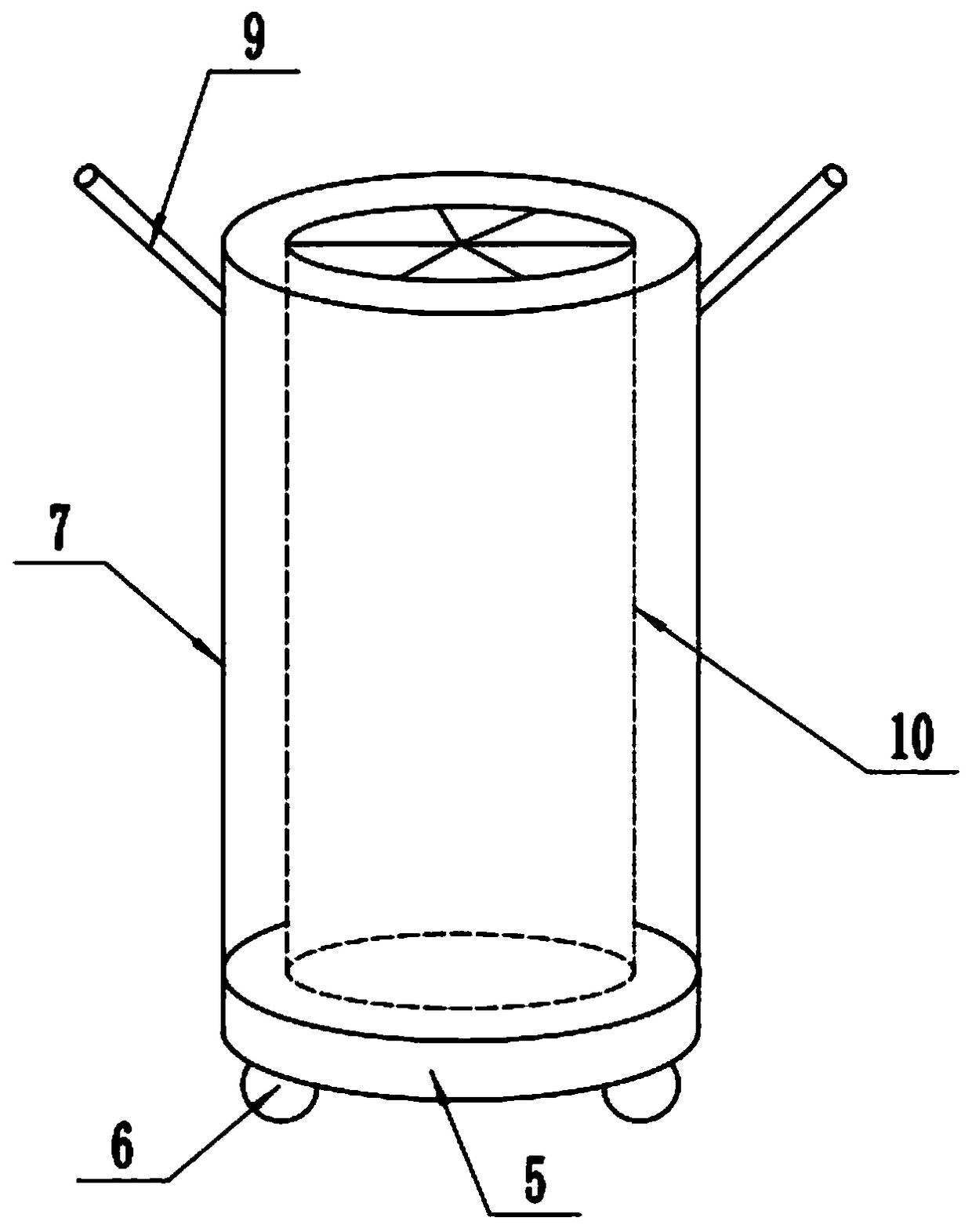 Air purifier intelligent housing system based on floor sweeping robot