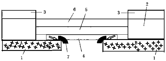 Waterproof structure for connected floor deformation joint structure and construction method