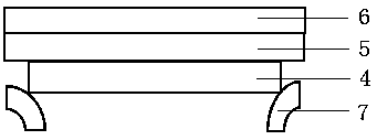 Waterproof structure for connected floor deformation joint structure and construction method