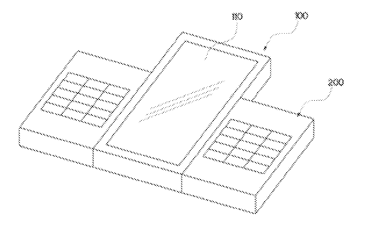 Soft display device for portable terminal