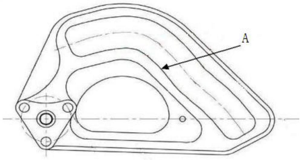 Laser cladding repairing method for abrasion of circular arc curved surface of cam of airplane control system