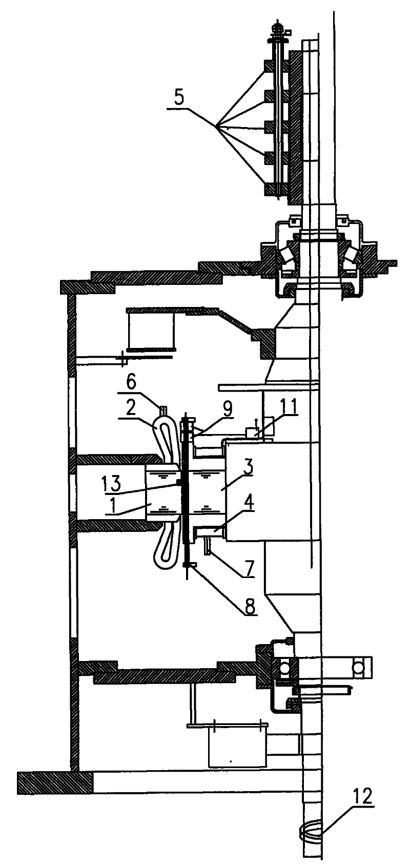 Electromagnetic property testing simulator for hydro-generator