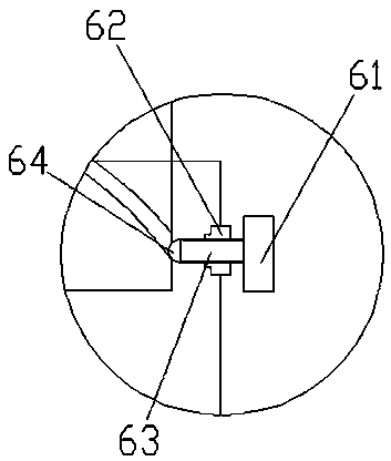 High pressure gas foreign matter removing insulating rod