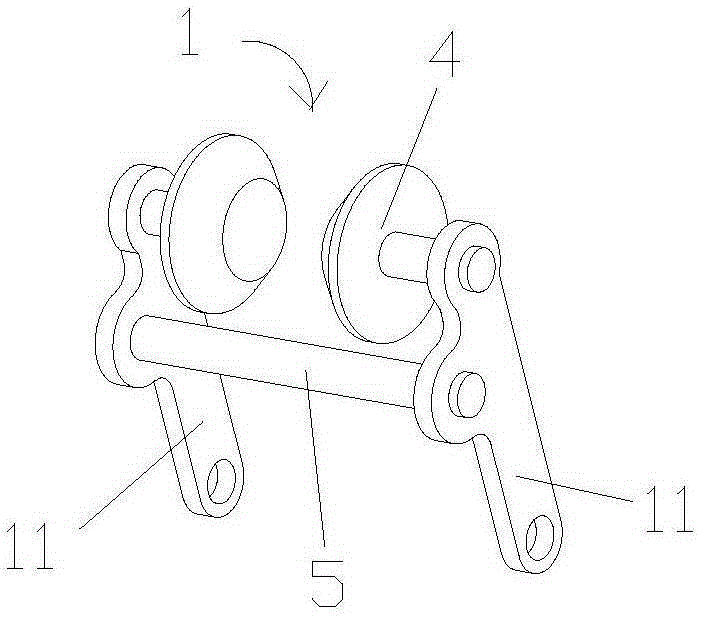 Rotation-controlled high altitude cable robot climbing mechanism