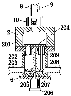 Liquid dangerous chemical injection device