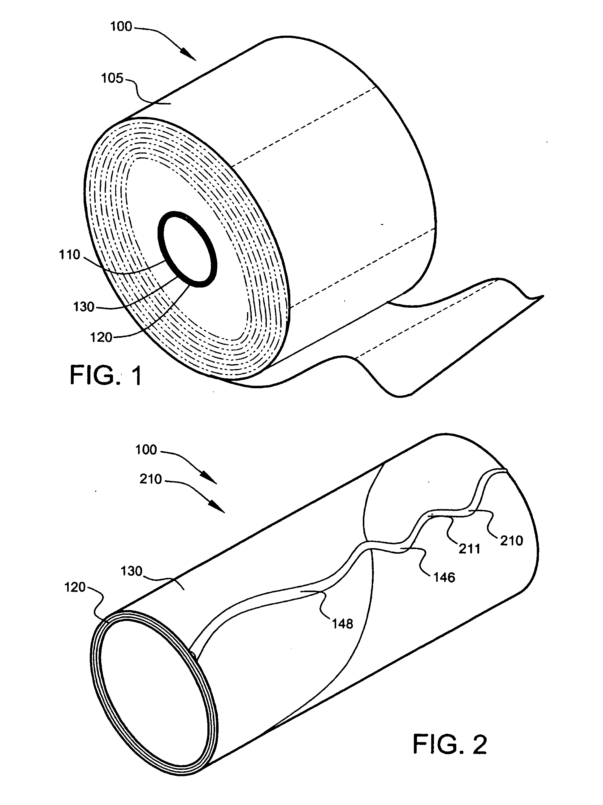 Dispensing paper-roll core systems