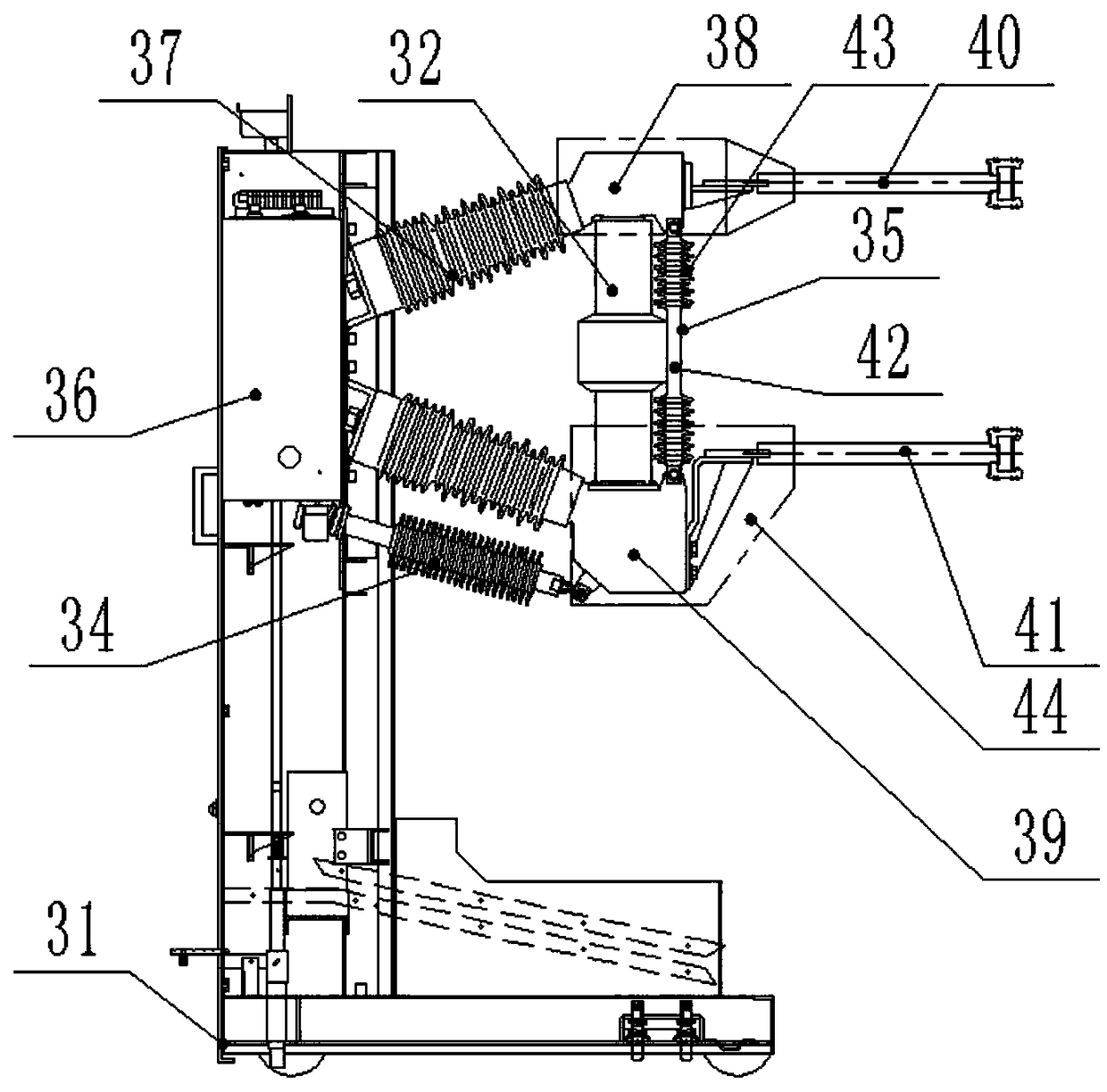 High-voltage circuit breaker system with applicable plateau environment performance