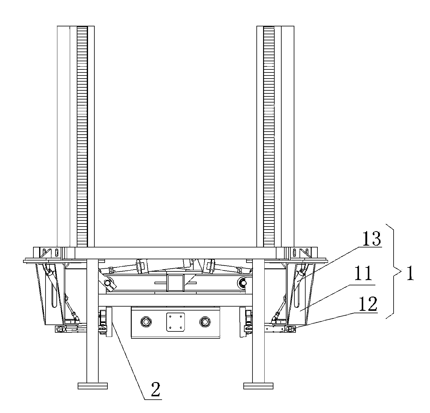 Wrap angle laying method applied to ceramic chip group packaging and wrap angle laying device