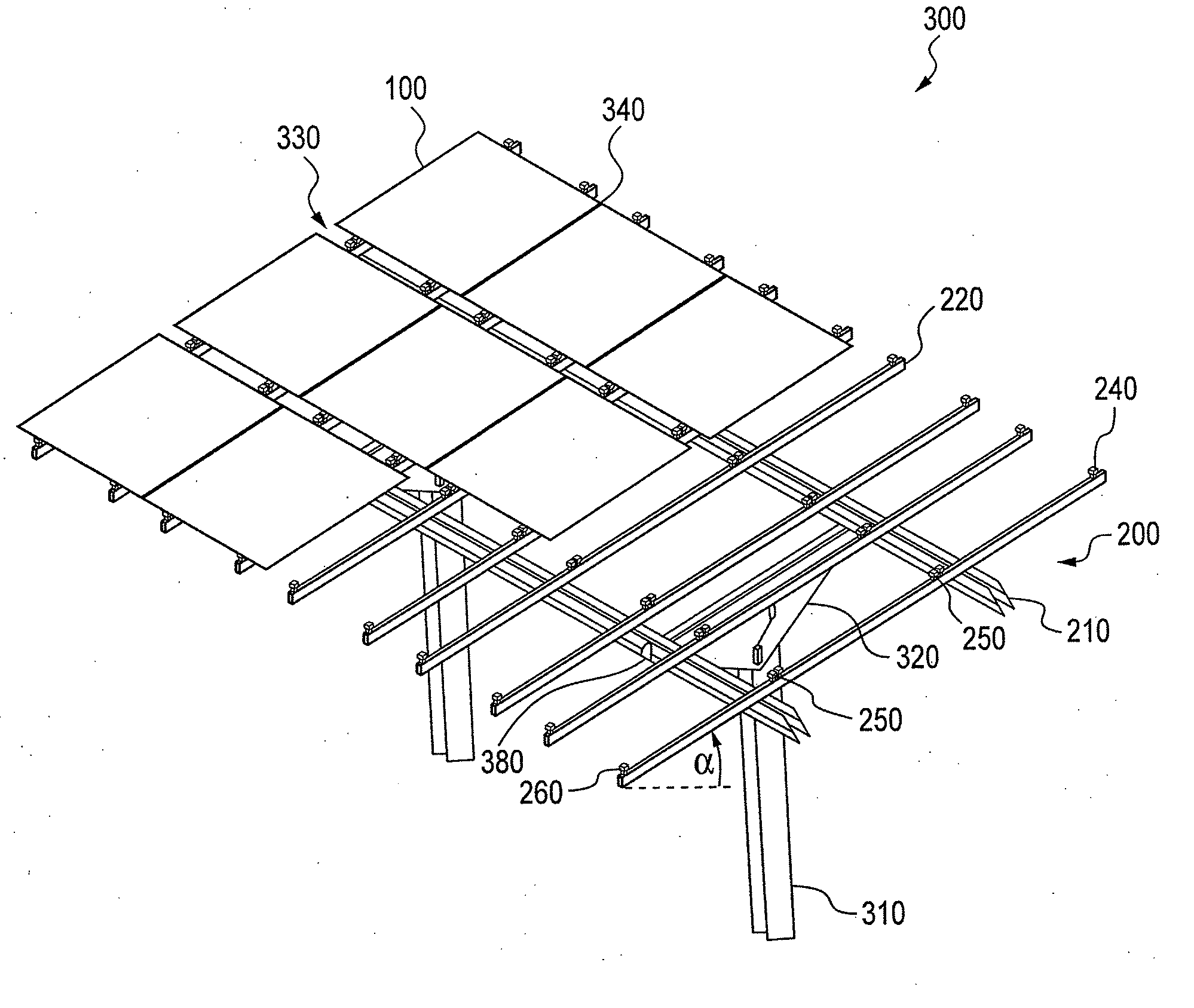 Slider clip and photovoltaic structure mounting system