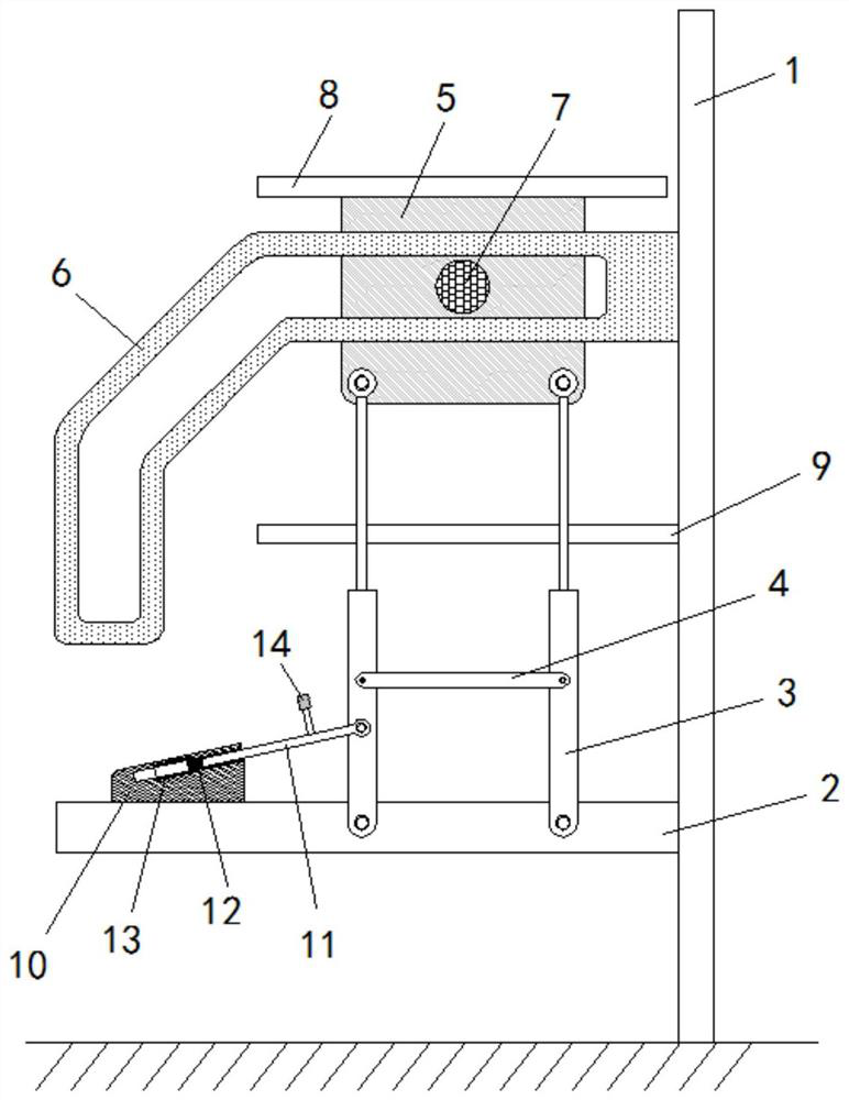 Cosmetic high-rise display device capable of facilitating cosmetic taking and placement