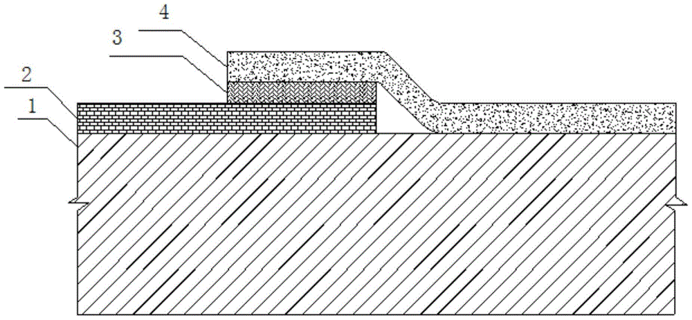 A construction method of lapping bentonite waterproof blanket by using photocuring technology