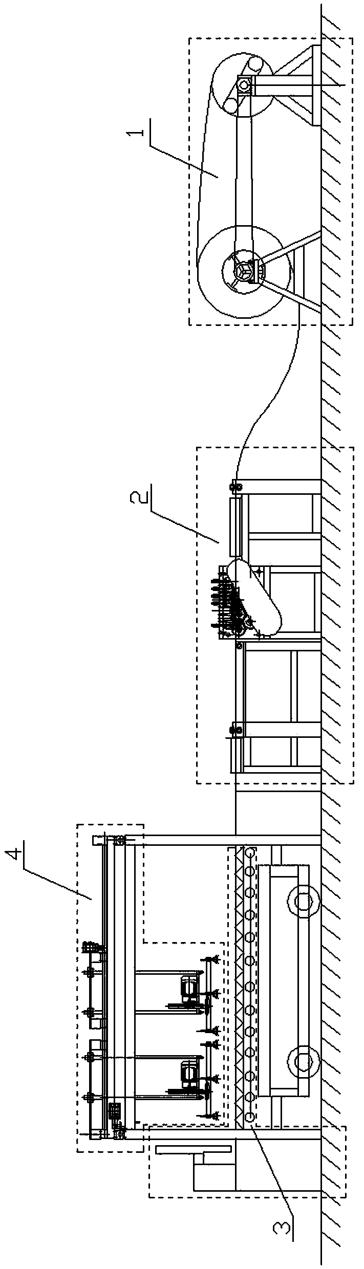 Automatic discharging system and discharging method of heat exchanger plate pieces