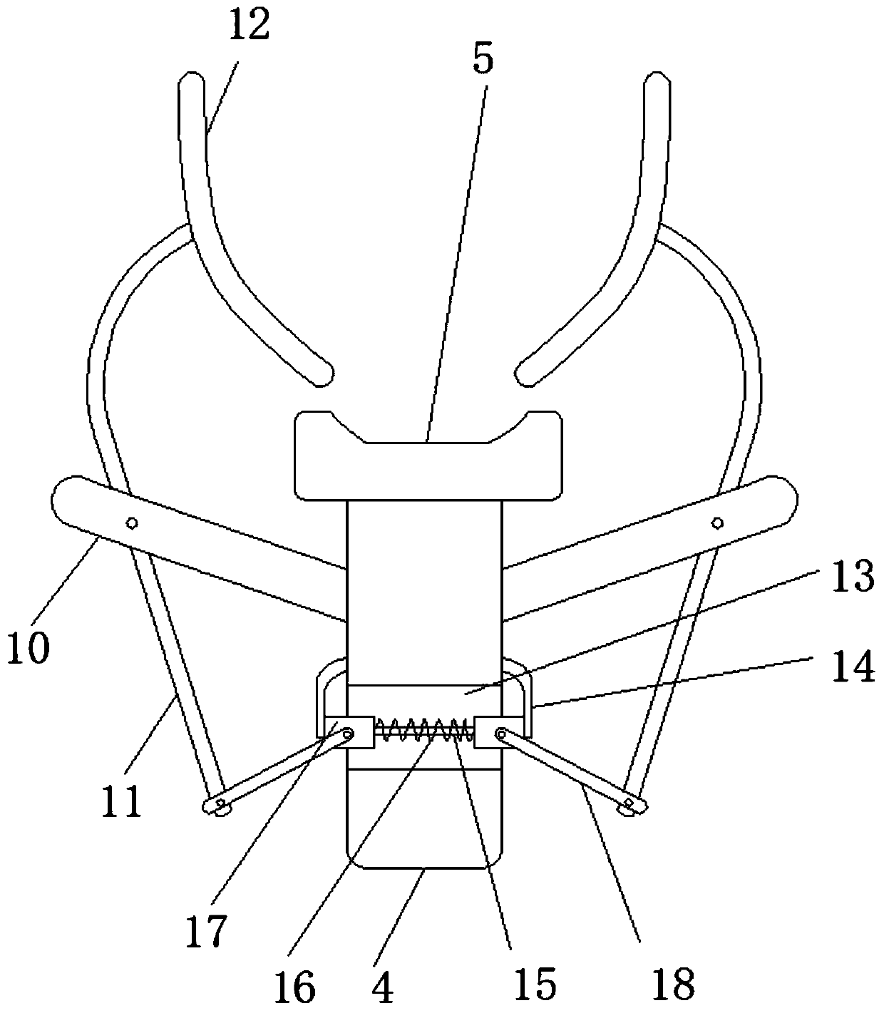 Novel tongue pressing device for pediatrics department