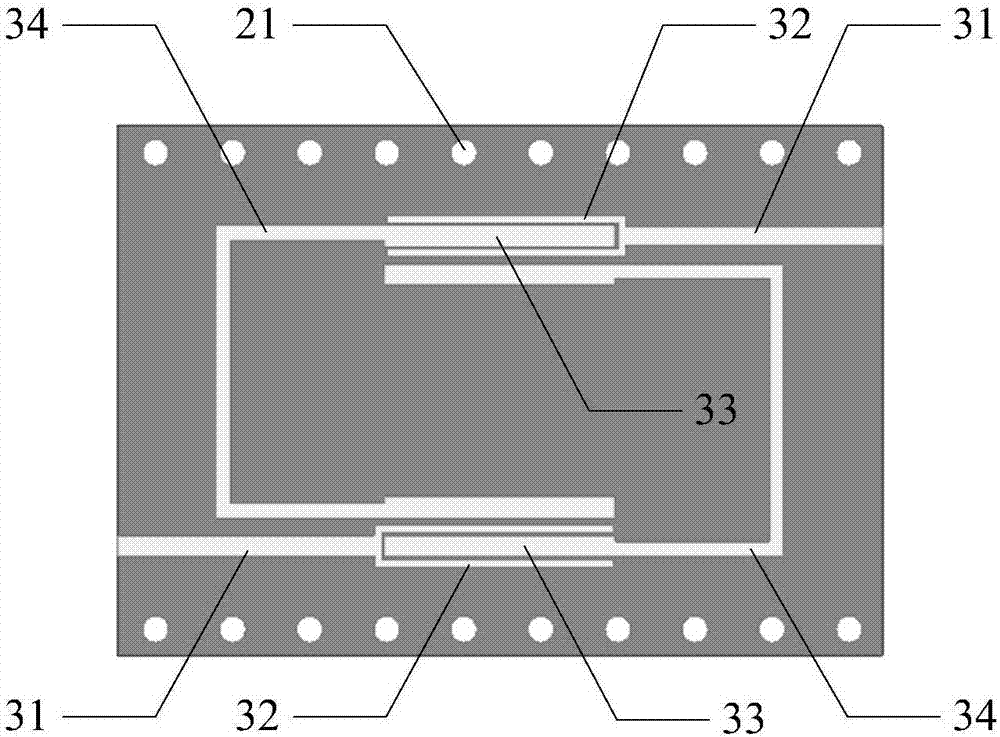 Double-frequency-point cylinder conformal filter applied to WLAN, and manufacturing method of the same