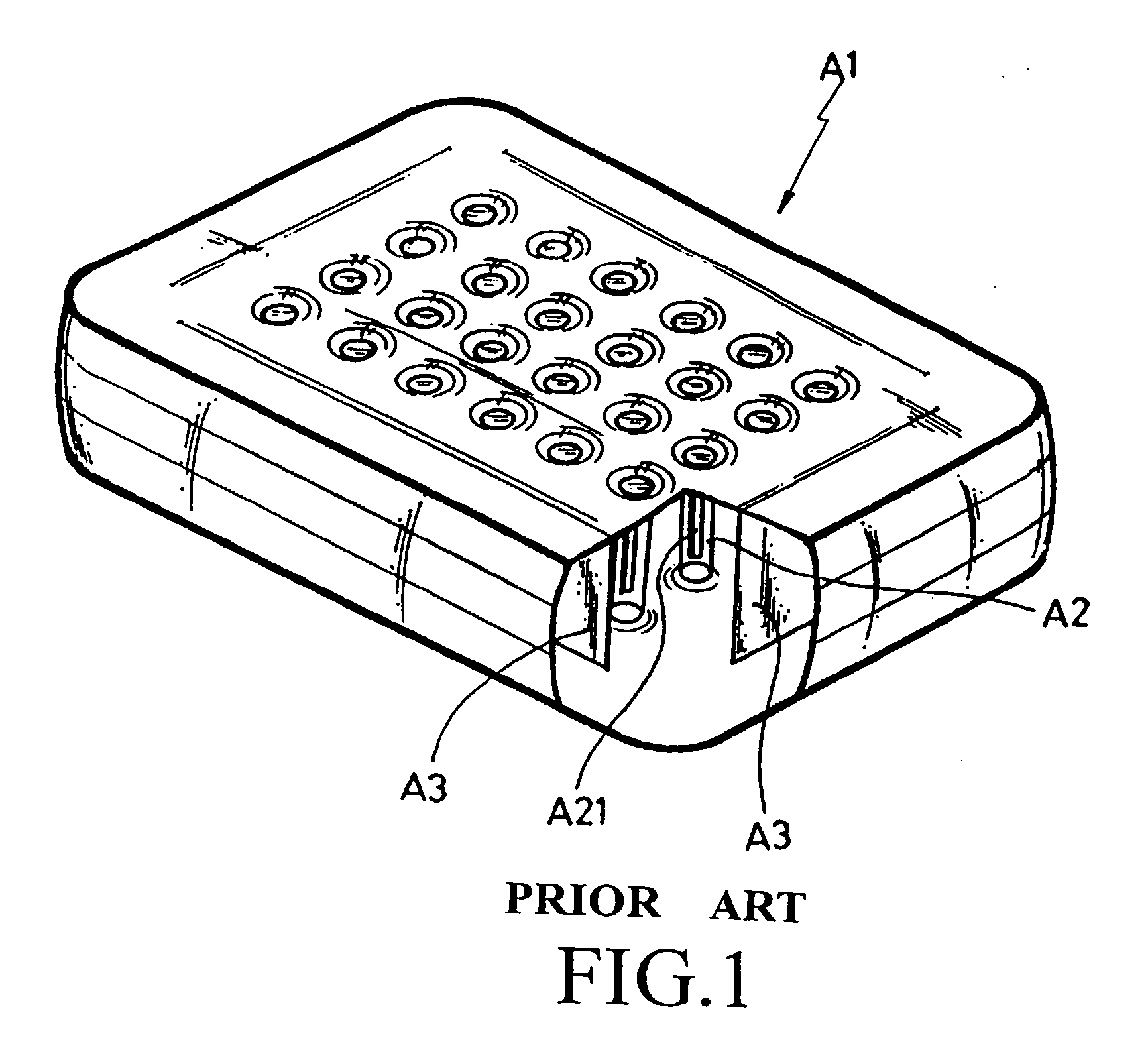 Inflatable air mattress pull band