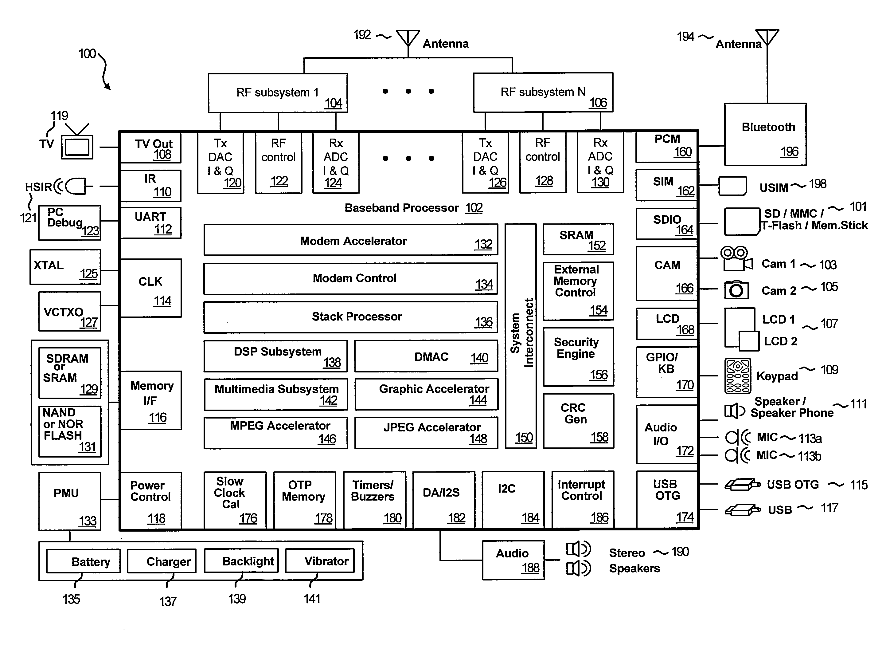 Method and System for Detecting, and Controlling Power for, an Auxiliary Microphone