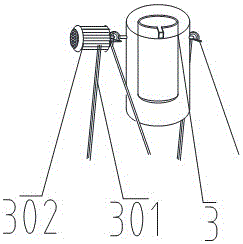 Device for quickly lifting and clearing crucible of vacuum furnace