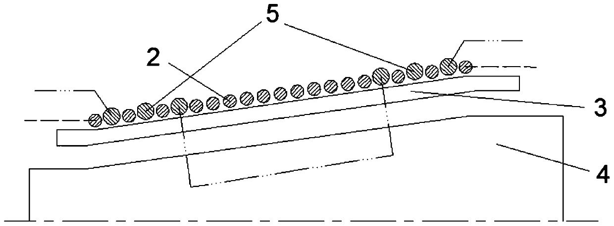 Method for manufacturing tapered adhesive-free secondary sparsely-wound coil based on wet forming process and tapered adhesive-free secondary sparsely-wound coi