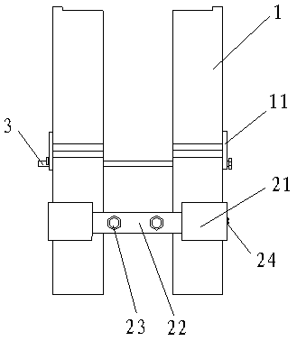 Fixing device for movable pipeline welding in building construction