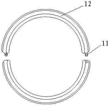 Fixing device for movable pipeline welding in building construction