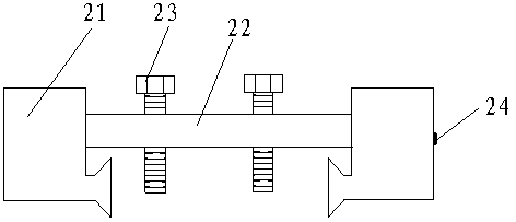 Fixing device for movable pipeline welding in building construction