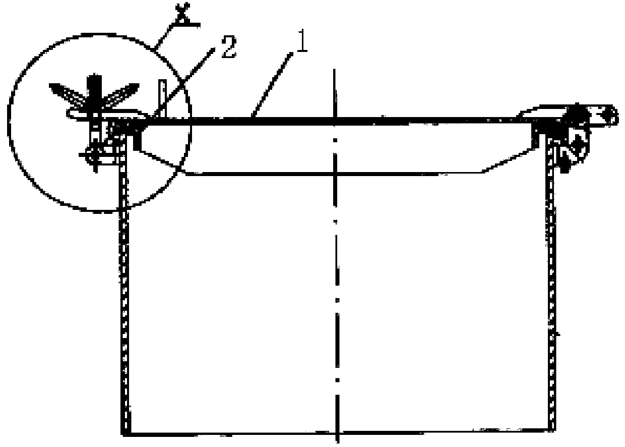 Hatch cover with ceramic layer