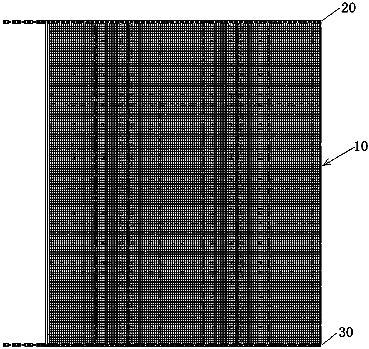 Electric heating chip structure, mounting method, molding method and wind-driven generator set