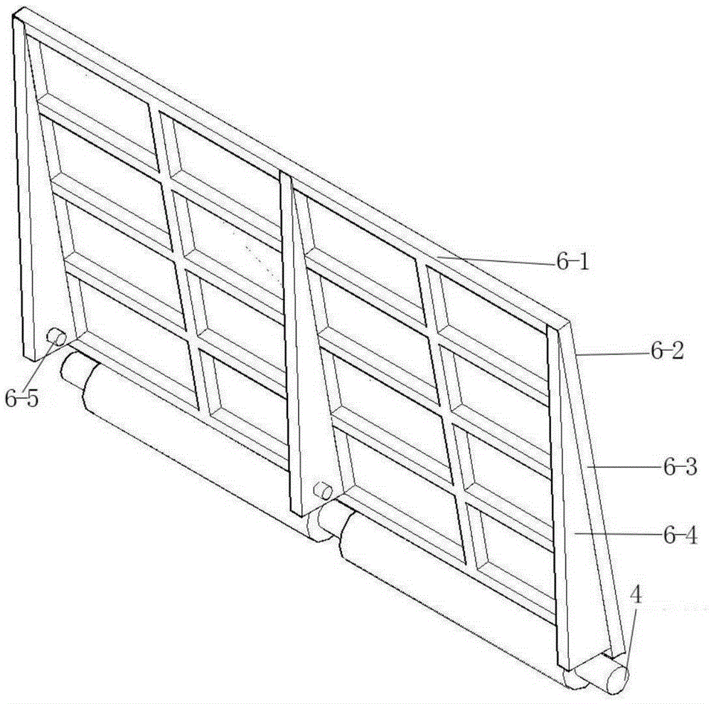 suspended flood wall