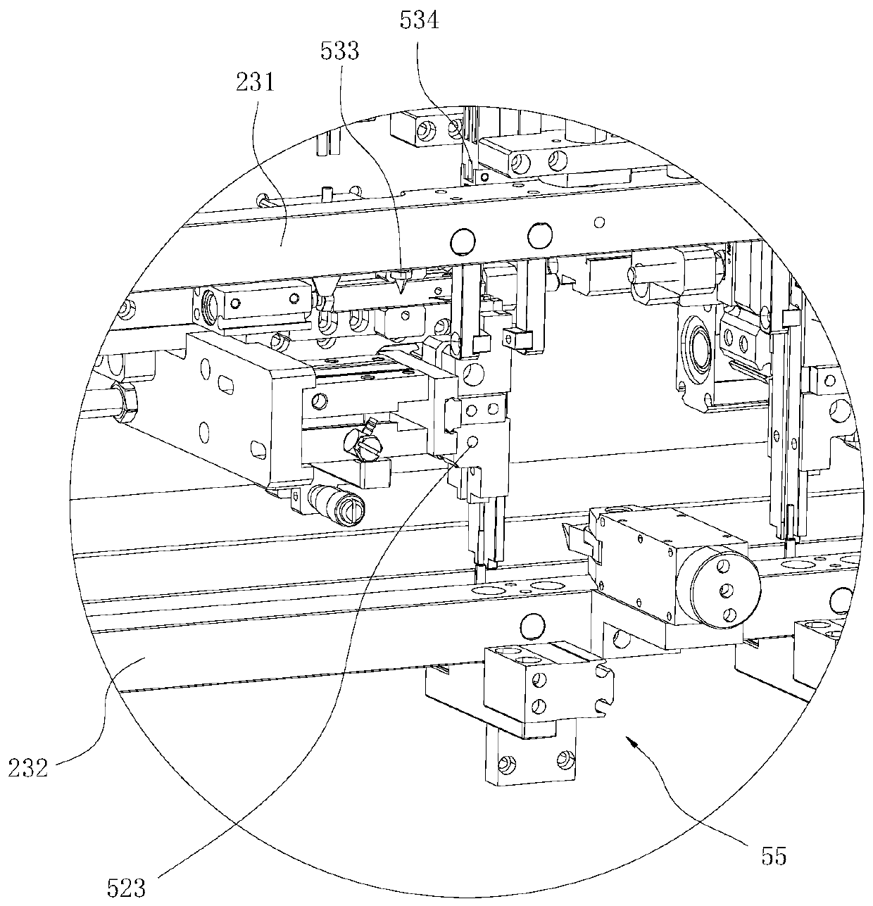 Transformer pipe penetrating, winding and rubber coating all-in-one machine