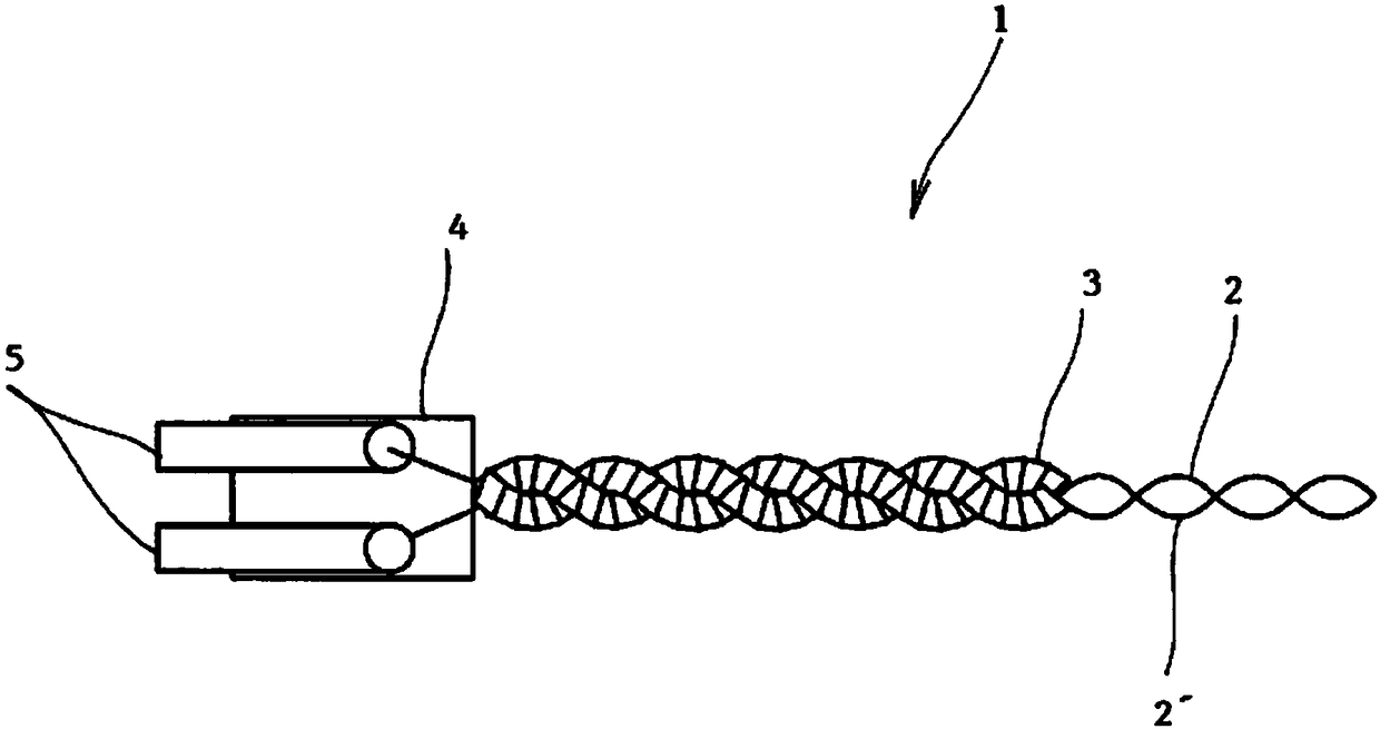 Electric cable detecting presence of liquids