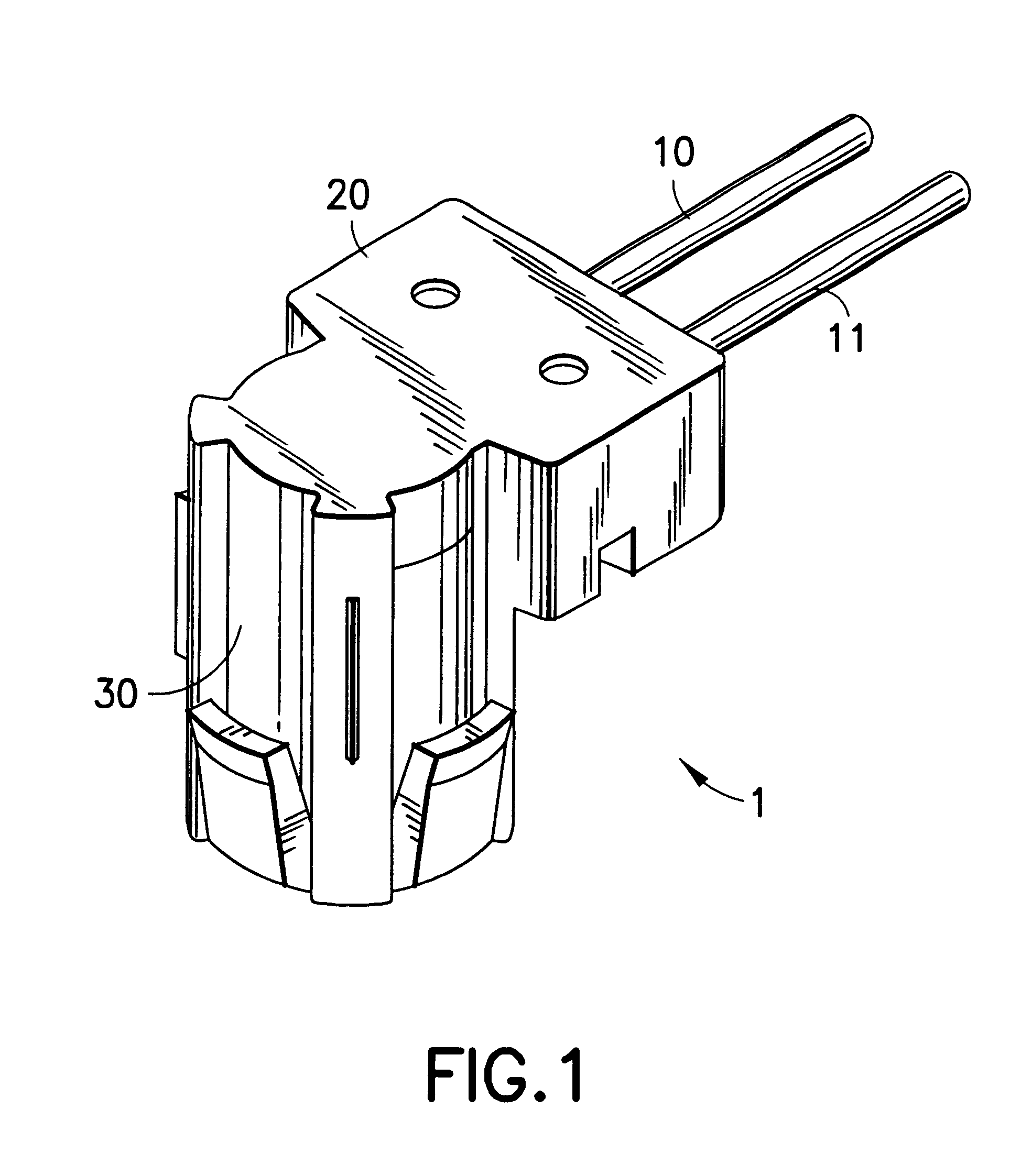 Connector for electrical fuse ignition device