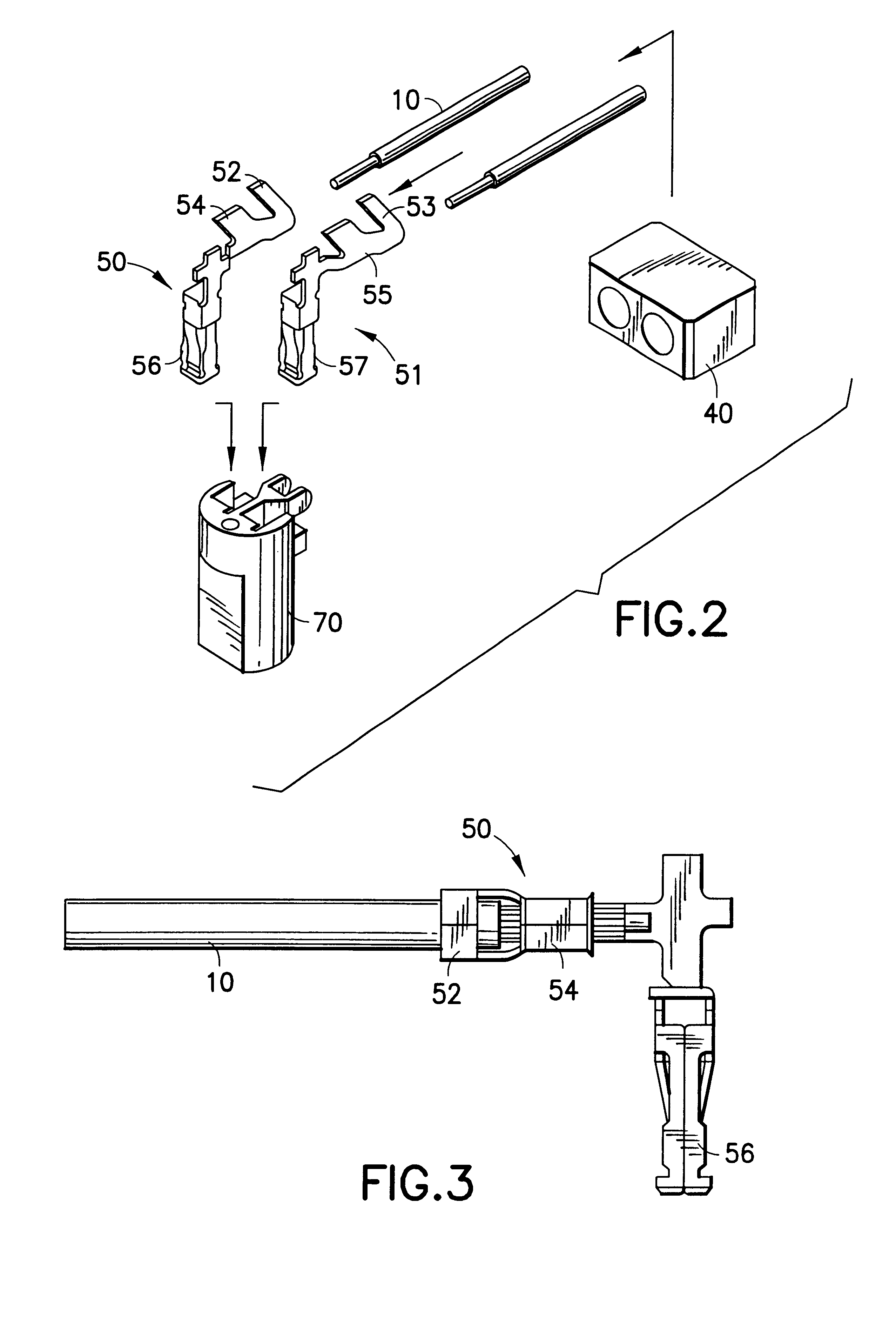 Connector for electrical fuse ignition device