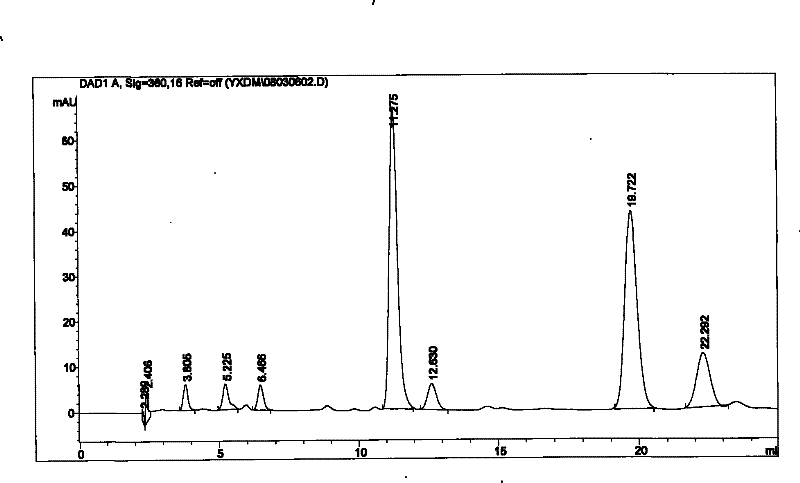 Process for preparing water-soluble ginkgo biloba extract used for injection