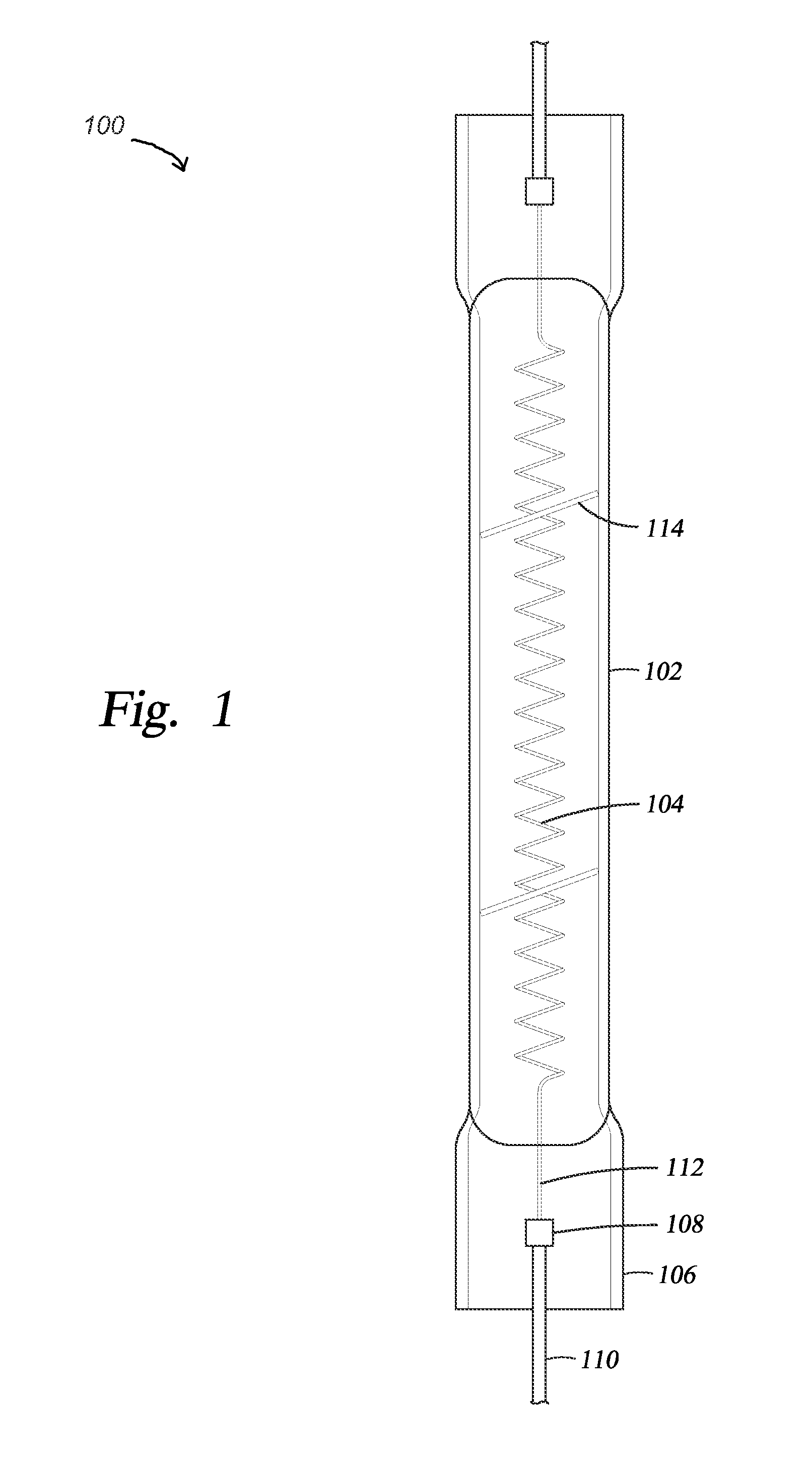 Tubular light source having overwind